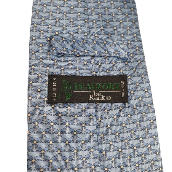 Beaufort Tie Rack Mens Necktie Tie Designer Accessory Work Office Dad Gift - Picture 4 of 5